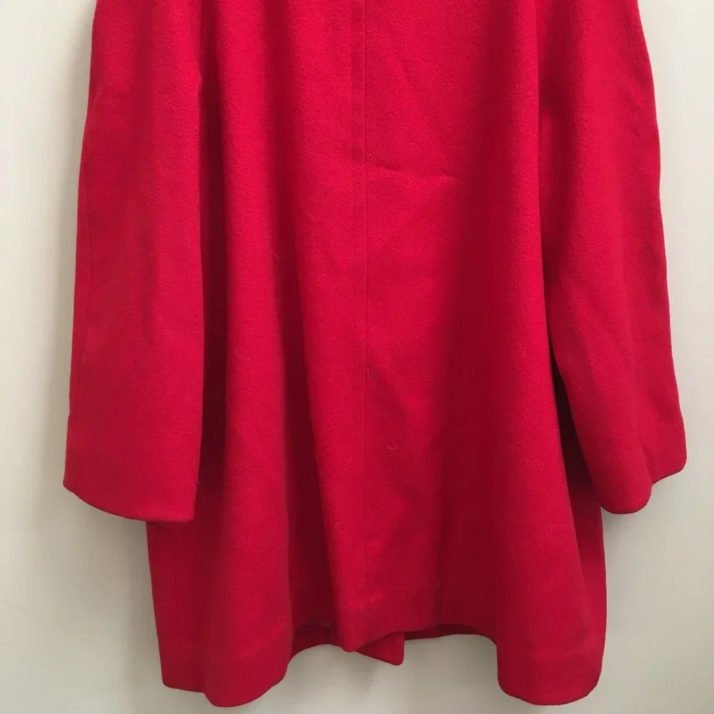 SOLD ELSEWHERE - 1950s/60s Vintage D'Allards 100% Wool + Black Trim Jacket/Coat - Picture 6 of 9